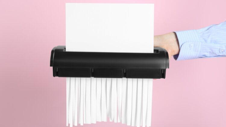 Documents shred scam