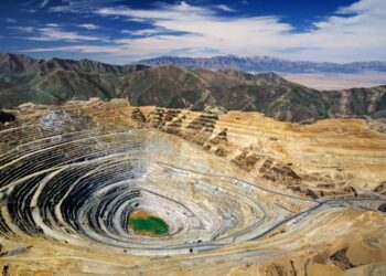 Bingham Canyon Mine in Utah is the world's largest excavation, more than 2.5 miles wide and 0.75 miles deep, visible even from space
