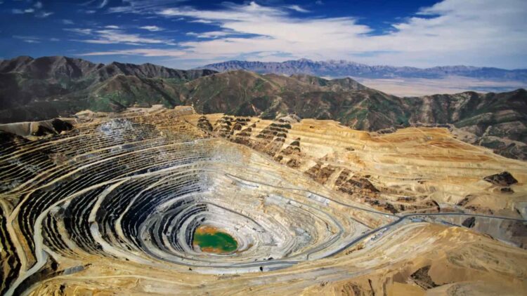 Bingham Canyon Mine in Utah is the world's largest excavation, more than 2.5 miles wide and 0.75 miles deep, visible even from space