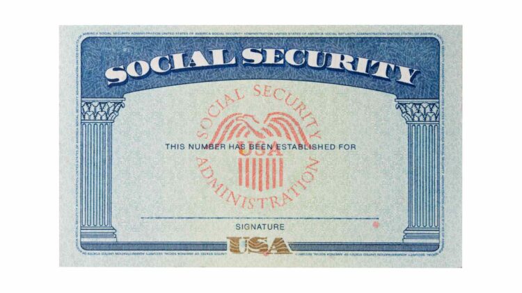 Digital access to Social Security number