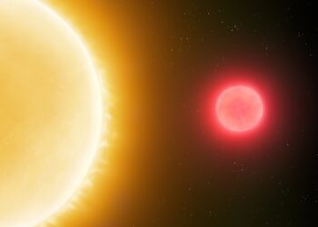 Neither supernovae nor collisions - a dwarf star gives life to a giant planet and no one knows how