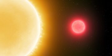 Neither supernovae nor collisions - a dwarf star gives life to a giant planet and no one knows how