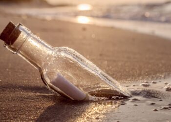 Goodbye fiction - this message in a bottle is as real as it is poignant... and it's touching hearts around the world.
