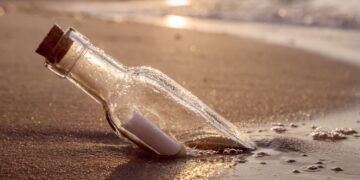 Goodbye fiction - this message in a bottle is as real as it is poignant... and it's touching hearts around the world.