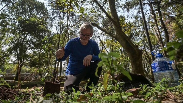 Retiree plants 40,000 trees in 21 years and creates one of the world's largest linear parks - “It's not just digging holes.”