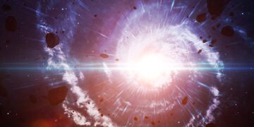 the universe may have Big Bang scars and the first visual evidence of cosmic strings has just been detected