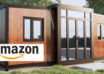 Amazon sells a 3-bedroom prefabricated house for only $10,279—a rustic, foldable mini house that can be assembled in hours