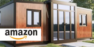 Amazon sells a 3-bedroom prefabricated house for only $10,279—a rustic, foldable mini house that can be assembled in hours