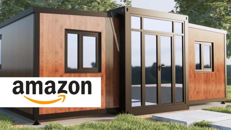 Amazon sells a 3-bedroom prefabricated house for only $10,279—a rustic, foldable mini house that can be assembled in hours