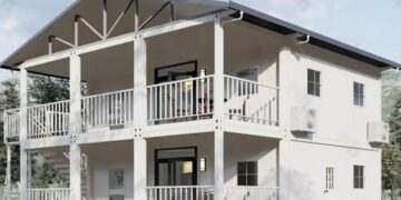 This is Amazon's modular tiny house that is revolutionizing the real estate market—it costs less than $50,000 and includes a bathroom, kitchen, and terrace