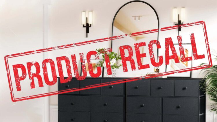 Alert in the United States—Walmart and the CPSC are recalling a 10-drawer dresser that can tip over and trap small children, authorities warn