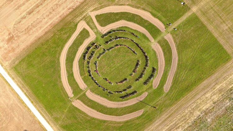They look like signs from aliens, but they are the remains of a Neolithic civilization discovered in Austria