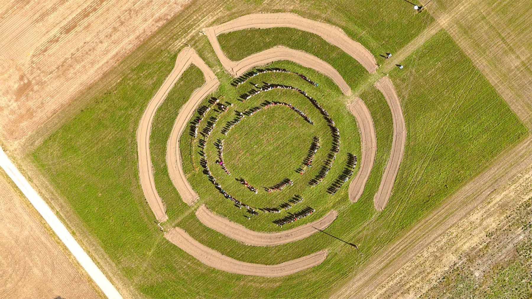 They look like signs from aliens, but they are the remains of a Neolithic civilization discovered in Austria