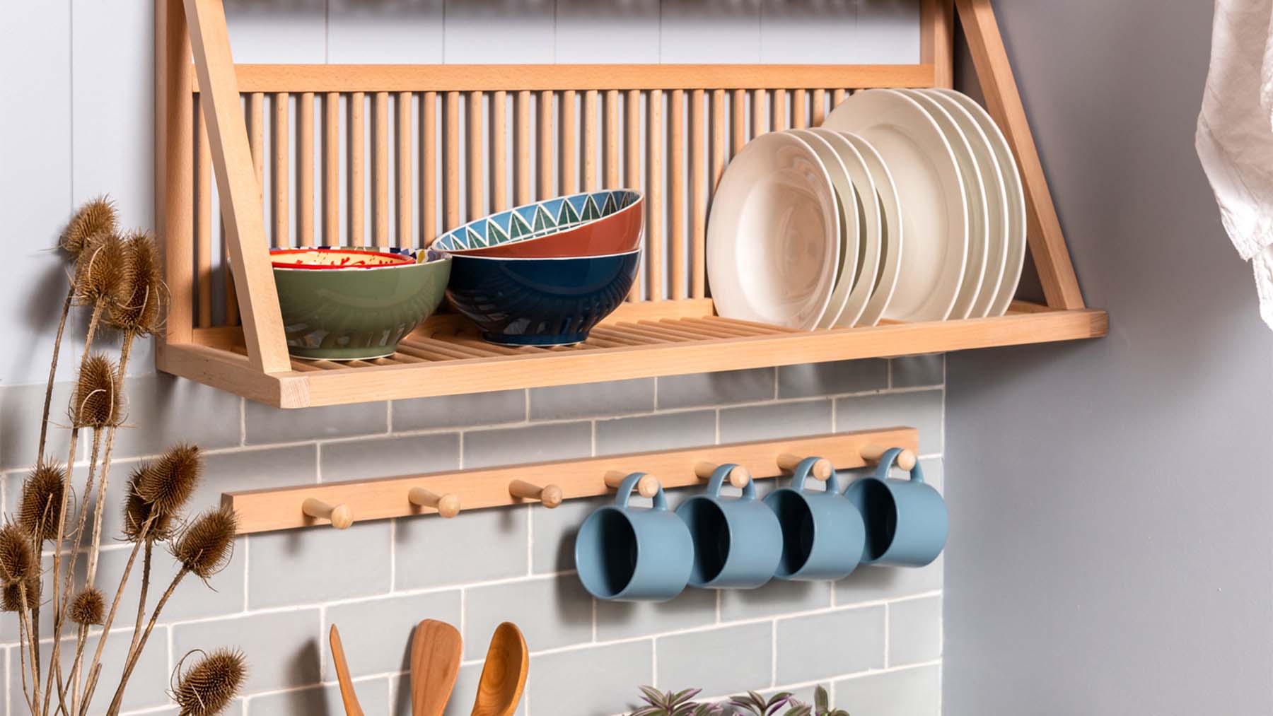 Confirmed—the wall-mounted dish rack that's a hit on Amazon is revolutionizing small kitchens with more space, cleanliness, and minimalist style