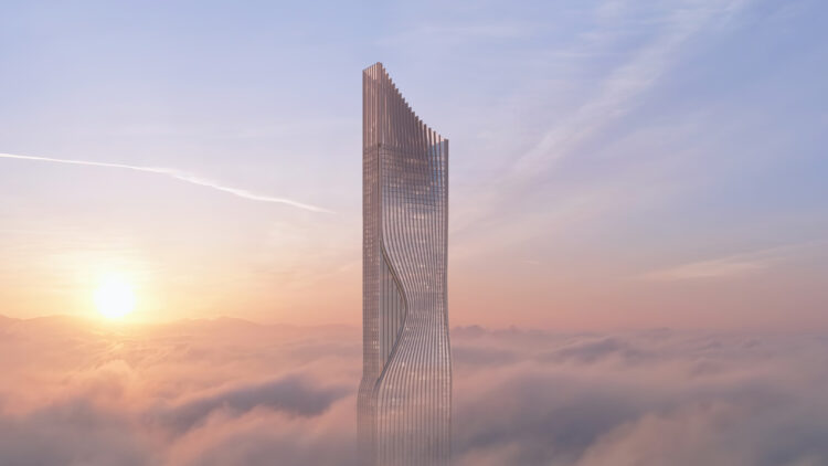 Dubai's new skyscraper that will break all records—this is what the impressive 1,700-foot-tall Tiger Sky Tower will look like