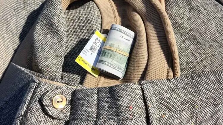 The incredible find in a $21 secondhand suit—when he looked in the pocket, he found something 100 times more valuable