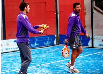 Pádel e hidroterapia, sustitutos del habitual entreno