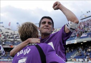 Borja, como pez en Valladolid 3 Borja, con Víctor