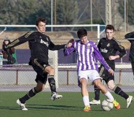 El juvenil blanquivioleta derrota al Real Madrid