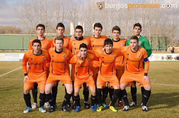 Visita del Juvenil DH al campo del Burgos Promesas