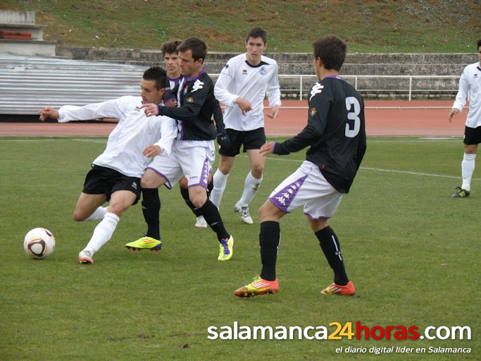 Con sufrimiento, el Promesas acaba con el Salmantino 1 Creus contra el Salmantino