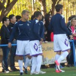 El Real Valladolid cae ante el Getafe en el I Trofeo Canal de Castilla 24 Calentamiento Rioseco