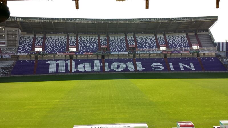 Así está quedando Zorrilla