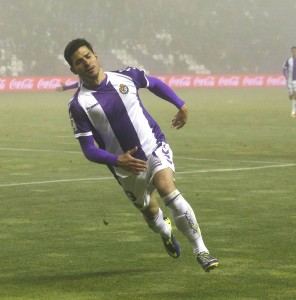 El Detalle: Roger, el único bendecido sin triunfo 3 Javi Guerra, ante el Celta || Foto: El Norte de Castilla