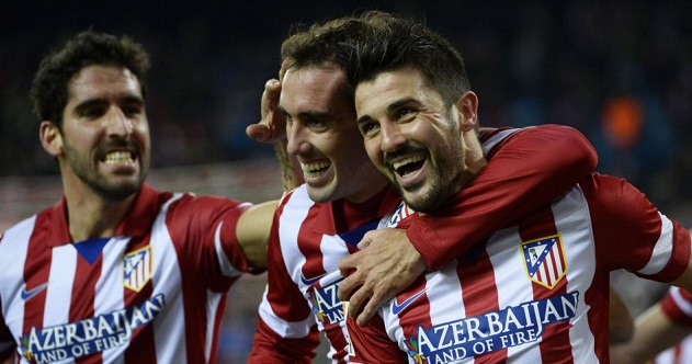 La Lupa: Atlético de Madrid 1 villa celebra gol atletico sevilla