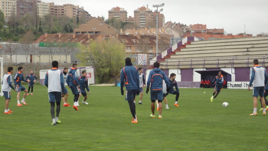 Penúltimo entrenamiento antes de recibir al Valencia