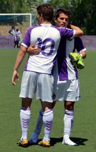 El retorno del capitán 3 Amaro y Juanjo || Foto: Real Valladolid