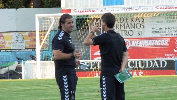 Xabi Gil  y Rubi || Foto: Real Valladolid