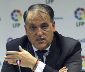 Unos se matan, morimos todos 2 Javier Tebas || Foto: EFE