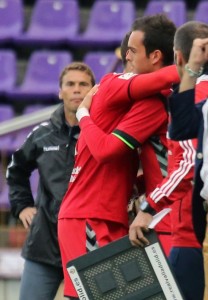 Y de repente Julio 2 Javi Varas y Julio || Foto: Real Valladolid