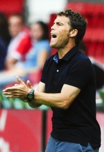 La alineación camaleónica del Real Valladolid 2 Rubi || Foto: Real Valladolid