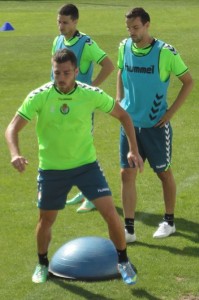 Leganés y Real Valladolid, ante un duelo inédito 2 Javi Chica, Leão y Omar Foto: Sergio Sanz