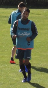 Óscar y Sastre se retiran del entrenamiento 2 Jeffren || Foto: Sergio Sanz