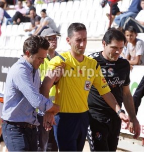 Sagués Oscoz se retira lesionado