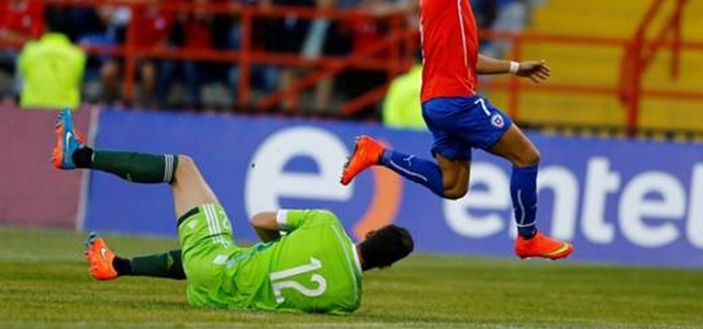 Floja actuación de Dani Hernández en el Chile – Venezuela