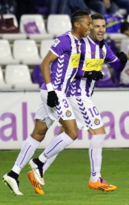 Clasificación del I Trofeo Blanquivioletas al mejor jugador 2 Mojica y Óscar || Foto: Real Valladolid