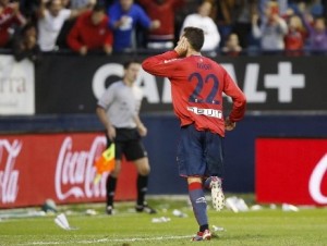 Timorato fichaje, óptimo resultado 2 Timor celebra su único gol en Primera, con Osasuna Foto: Marca