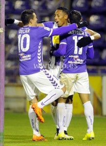 El Pucela fue El Grinch 3 Óscar, Mojica y Jeffren