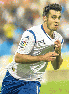 La Lupa: Real Zaragoza 2 Jaime celebra un gol || Foto: El Heraldo