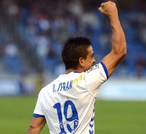 La Lupa: CD Tenerife 3 Ifrán celebra un gol || Foto: Diario de Avisos