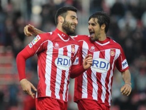 La Lupa: Girona FC 3 Benja y Luso celebran un gol || Foto: Mundo Deportivo