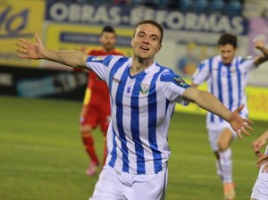 Eraso celebra un gol || Foto: LFP