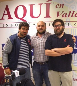 Sergio Sanz, Peisi y Carlos Monsalve