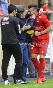 Sergi Enrich con Anquela