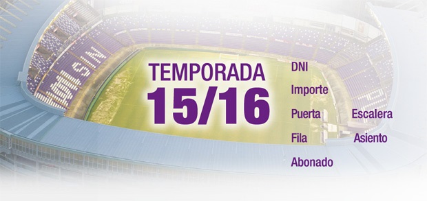 Mismos precios para el abono 2015/16