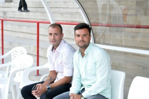 Rubén Albés: trabajador, cercano a los jugadores y comunicativo 2 Rubén Albés y Fran Yeste || Foto: Vicen Muñoz